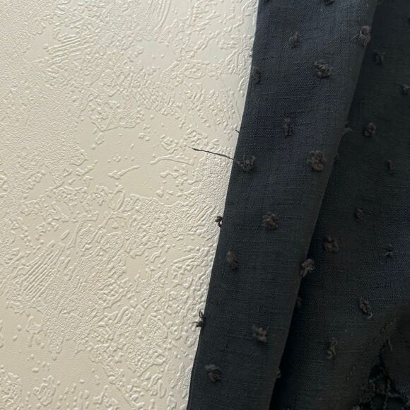 Miss Me NWT Black Swiss Dot Crochet Wide Leg Pants Size Large - Picture 13 of 15